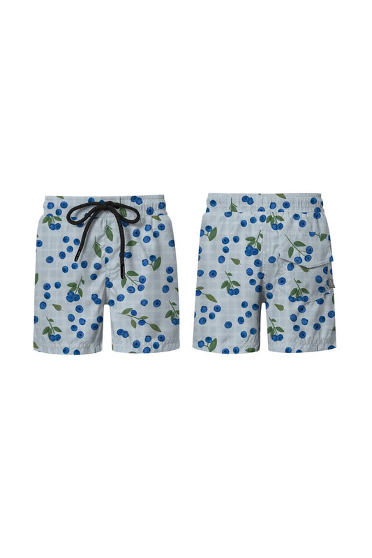 BLUEBERRY LIGHT BLUE - SWIMSHORT