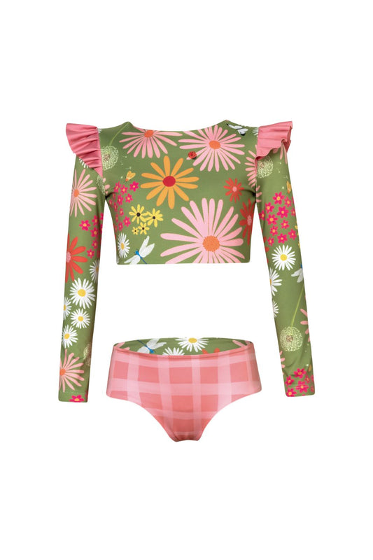 GARDEN VERDE - WINGS LONGSLEEVE BIKINI